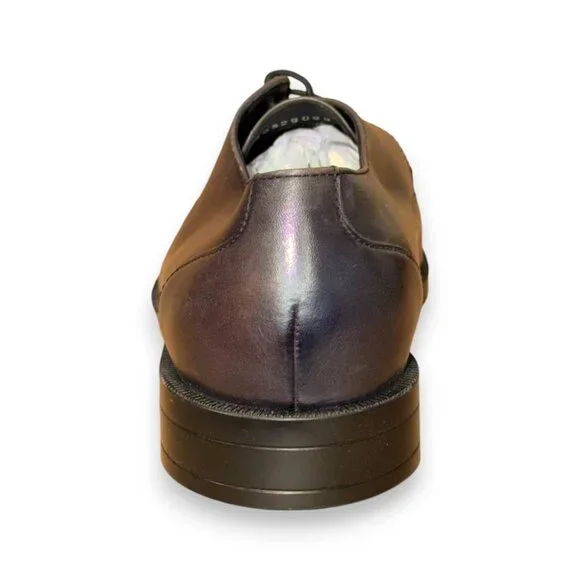 BOSS Tayil Brogue Cap Derby Lace Shoes Dark Brown Leather US 9 (UK 8 EU 42) BOSS Tayil Brogue Cap Derby Lace Shoes Dark Brown Leather US  main image 4